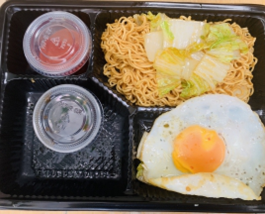 Mì trứng ốp la